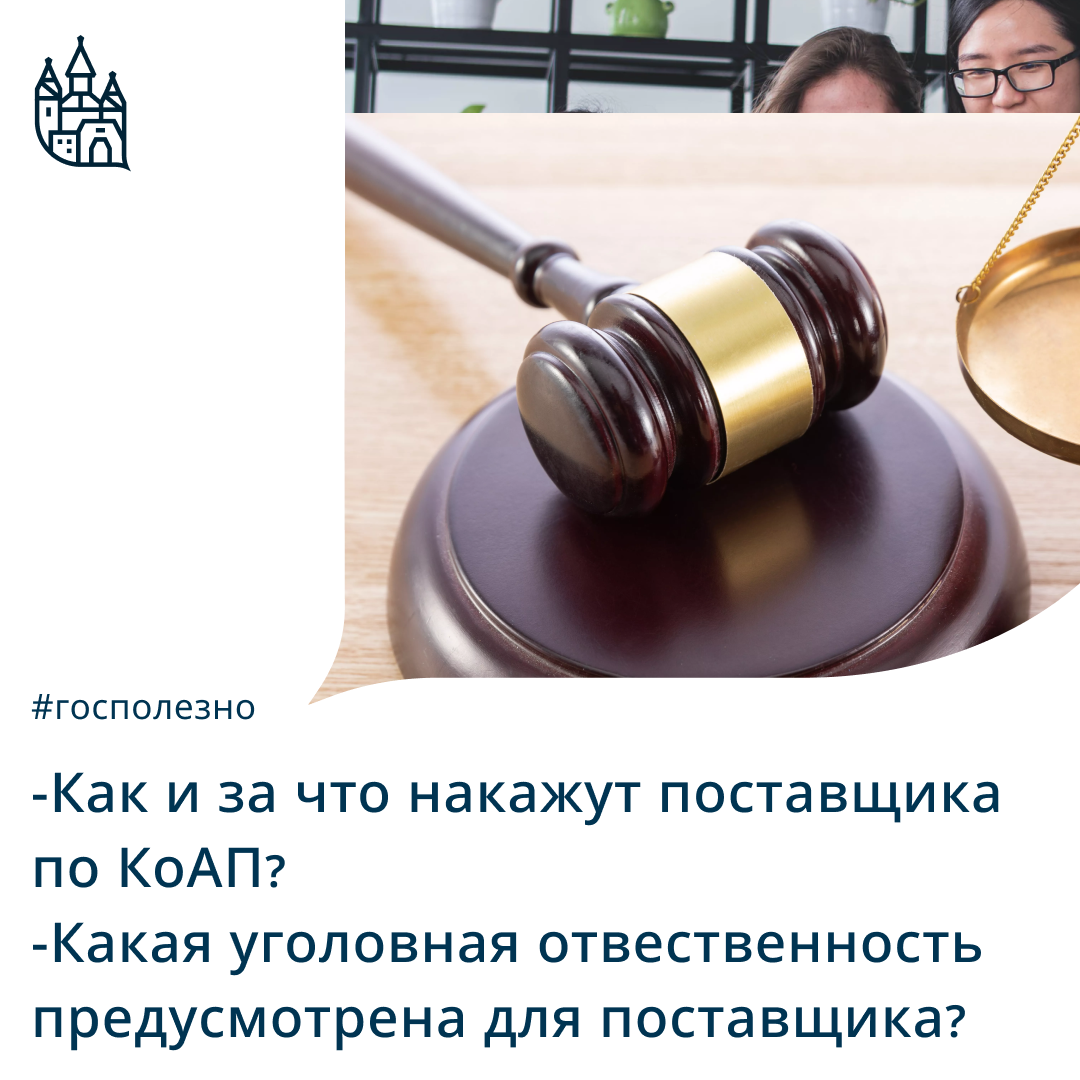 Как и за что поставщика накажут по коап? Как и за что поставщика накажут по коап?